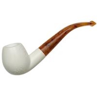 AKB Meerschaum Spot Carved Bent Apple (with Case)