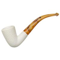 AKB Meerschaum Rusticated Bent Dublin (with Case)