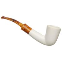 AKB Meerschaum Smooth Bent Dublin (with Case)