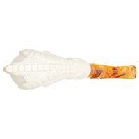 AKB Meerschaum Carved Claw Holding Egg (Selver) (with Case)