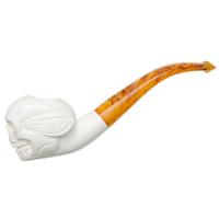 AKB Meerschaum Carved Skull