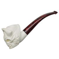 AKB Meerschaum Carved Demon
