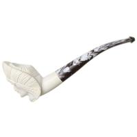AKB Meerschaum Carved Native American Chief (with Case)