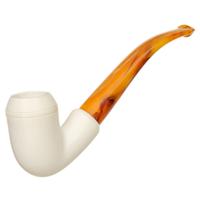 AKB Meerschaum Spot Carved Rhodesian (with Case)