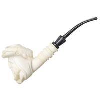 AKB Meerschaum Carved Bearded Man (Cevher) (with Case)