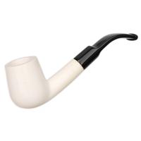 AKB Meerschaum Smooth Bent Billiard (Ali) (with Case)