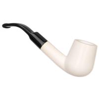 AKB Meerschaum Smooth Bent Billiard (Ali) (with Case)