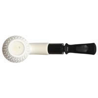 AKB Meerschaum Lattice Bent Egg (Mcinar) (with Case) (9mm)