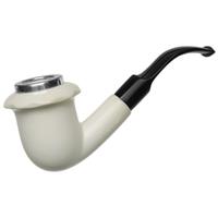 AKB Meerschaum Smooth Calabash with Silver (Mcinar) (with Case) (9mm)