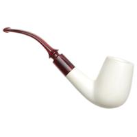 AKB Meerschaum Smooth Bent Billiard (Ali) (with Case)