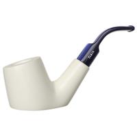 AKB Meerschaum Smooth Bent Billiard (Tekin) (with Case)
