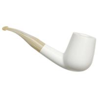 AKB Meerschaum Smooth Bent Billiard (Adnan) (with Case) (9mm)
