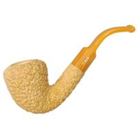 AKB Meerschaum Rusticated Bent Dublin (Tekin) (with Case)