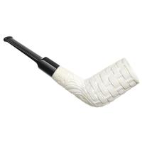 AKB Meerschaum Carved Floral Billiard (Adnan) (with Case) (9mm)