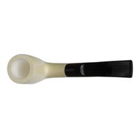 AKB Meerschaum Smooth Bent Billiard Sitter (Tekin) (with Case)