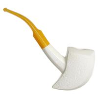 AKB Meerschaum Partially Rusticated Freehand (with Case)