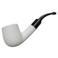 AKB Meerschaum Lattice Bent Billiard (Adnan) (with Case) (9mm)