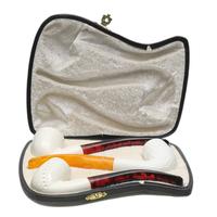 AKB Meerschaum Three Pipe Set (with Case)