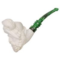 AKB Meerschaum Carved Bearded Man (Adnan) (with Case)