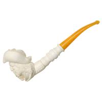 AKB Meerschaum Carved Pirate (with Case)