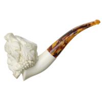 AKB Meerschaum Carved Laughing Bacchus (Adnan) (with Case)