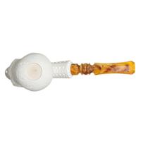AKB Meerschaum Carved Skull (Adnan) (with Case)