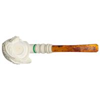 AKB Meerschaum Carved Bearded Man (Adnan) (with Case)