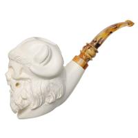 AKB Meerschaum Carved Demon (with Case)