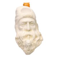 AKB Meerschaum Carved Bearded Man (Adnan) (with Case)