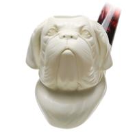AKB Meerschaum Carved Dog (Adnan) (with Case)