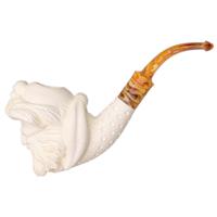 AKB Meerschaum Carved Pirate (with Case)