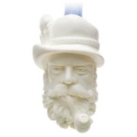 AKB Meerschaum Carved Bearded Man (Adnan) (with Case)