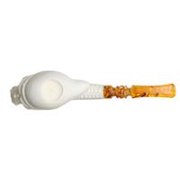AKB Meerschaum Carved Bearded Skull (with Case)