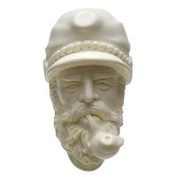 AKB Meerschaum Carved Bearded Man (with Case)