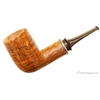 Nate King Smooth Olivewood Billiard with Titanium Ring (175)