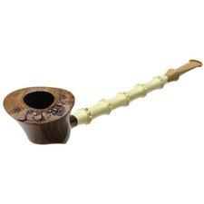 Nate King Smooth Dublin Churchwarden with Bamboo (382)