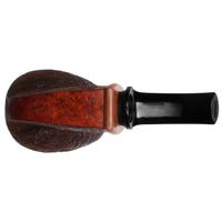 Konstantin Shekita Partially Sandblasted Magnum Bent Apple with Rosewood