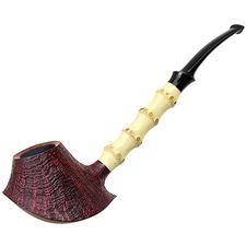 Abe Herbaugh Partially Sandblasted Volcano with Bamboo