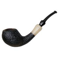 Abe Herbaugh Sandblasted Bent Egg with Horn