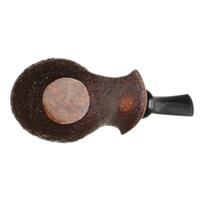 Abe Herbaugh Partially Sandblasted Micke Bent Apple Sitter