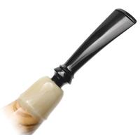 Abe Herbaugh Smooth Olivewood Horn with Horn