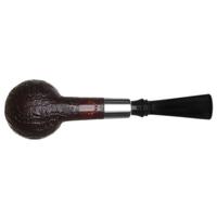 Abe Herbaugh Sandblasted Billiard with Silver