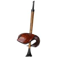 Abe Herbaugh Partially Sandblasted Speared Fish with Bocote