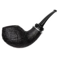 Abe Herbaugh Sandblasted Stout Bent Egg with Silver