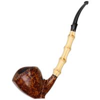 Abe Herbaugh Smooth Blowfish Sitter with Bamboo