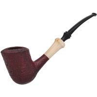 Abe Herbaugh Sandblasted Bo's Pot with Horn