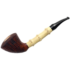 Scott Thile Sandblasted Bent Dublin with Bamboo (FH) (366)