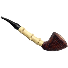 Scott Thile Sandblasted Bent Dublin with Bamboo (FH) (366)
