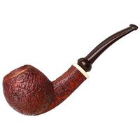 Scott Thile Sandblasted Strawberry Wood Bent Apple (FH) (S) (408)