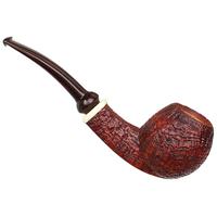 Scott Thile Sandblasted Strawberry Wood Bent Apple (FH) (S) (408)